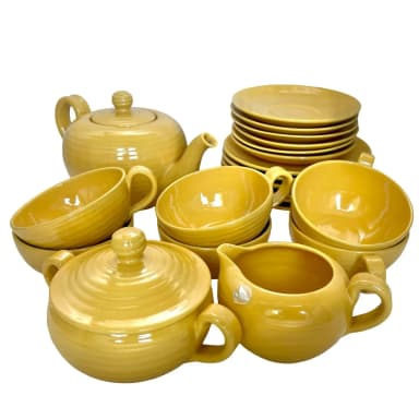 Juego de té Bo Fajans de 22 piezas
