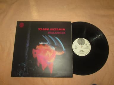 Black Sabbath Paranoid UK Vertigo vinyylilevy