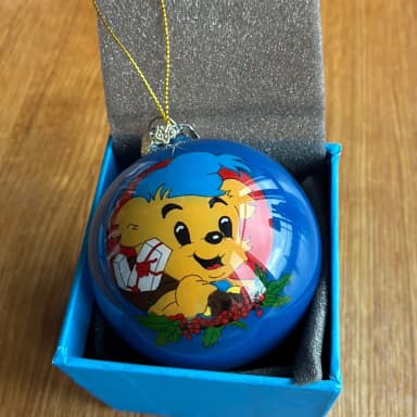 Adorno de peluche Bamse de UNICEF para árbol de Navidad 2015