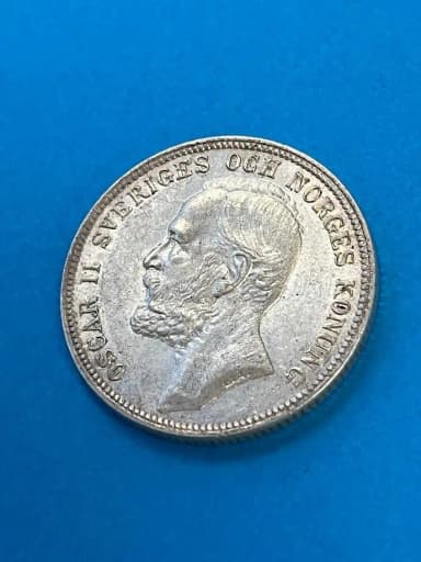 Oskar II 2 Krona coin from 1898 available