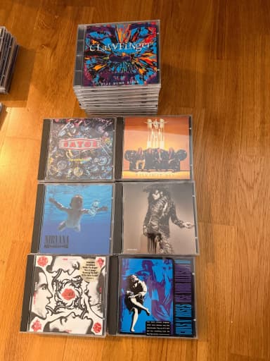 CDs de música rock usados y nuevos con Nirvana y más