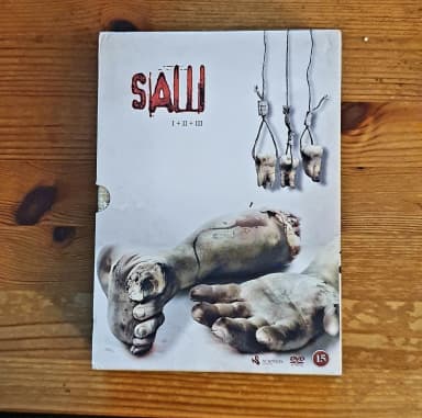 Saw Horror-Trilogie auf 3 DVDs schwedische Ausgabe