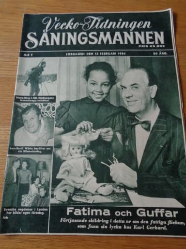 Såningsmannen no 7 from 1954 featuring Karl Gerhard and Fatima Gerhard