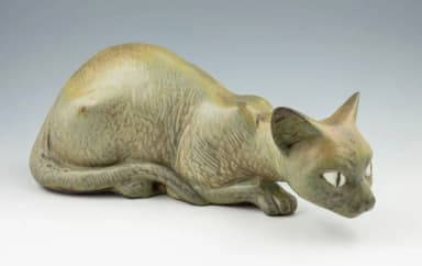 Large Lladro cat sculpture from Spain