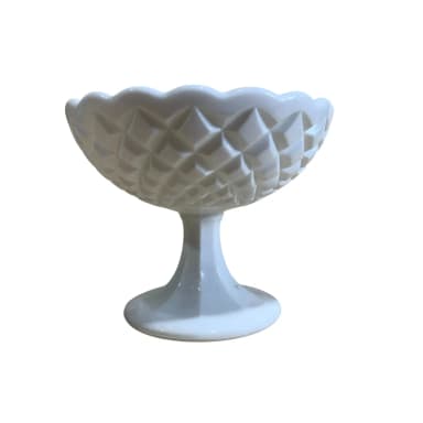 Cuenco de vidrio vintage de 15 cm de diámetro