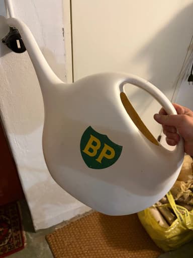 Watering can with BP logo available