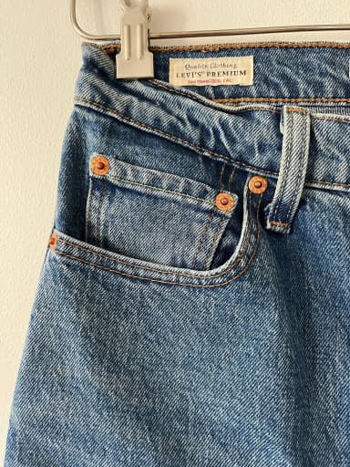 Levis Ribcage Straight Jeans Größe W27