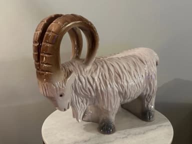 Gran figura de cabra Rolf Berg de los años 90