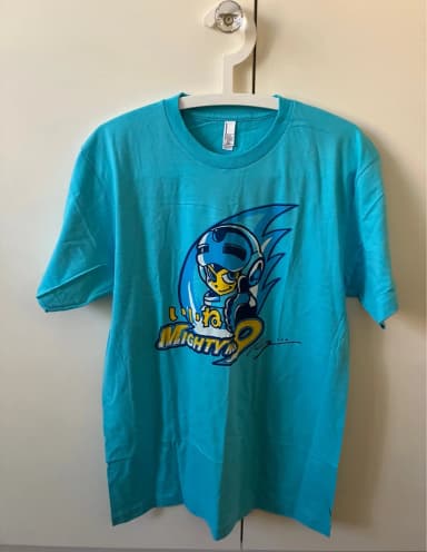 Kickstarter Mighty NO 9 American Apparel T-paita koko L käyttämätön