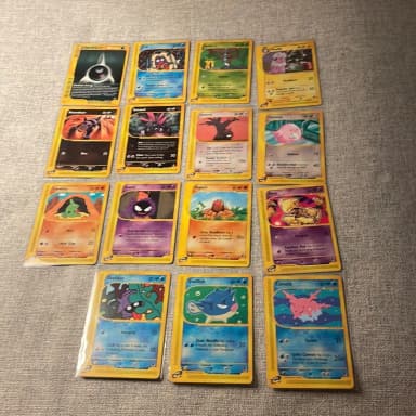 Collection of Pokemon cards available at auction