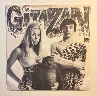 7 tuuman Jerry Williams - Gitarzan 69 Ruotsalainen single
