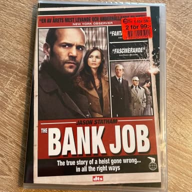 The Bank Job DVD mit Jason Statham, neu und versiegelt