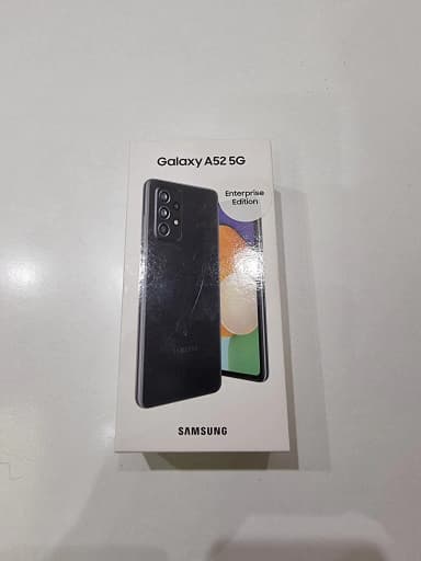 Samsung Galaxy A52 4G Enterprise Edition mit 128 GB und Dual SIM in Schwarz
