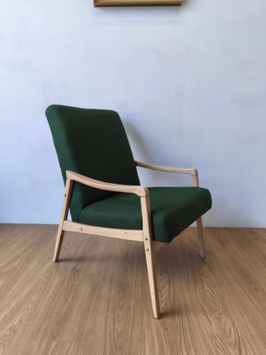 Sillón vintage de diseño checoslovaco de los años 60