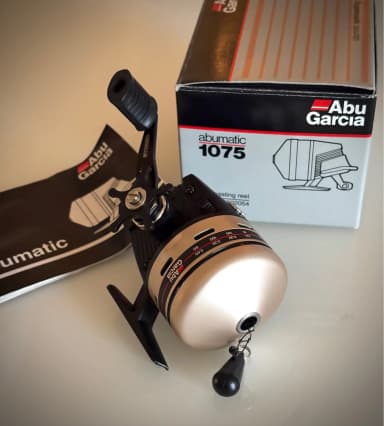 Carrete de pesca ABU Garcia Abumatic 1075 Syncro en caja original
