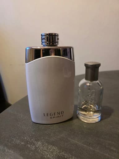 Mont Blanc Legend Spirit EdT 200ml with Hubo Boss type perfume 20ml left
