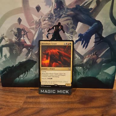 Carta Broodmate Tyrant MTG negro/rojo/verde #71