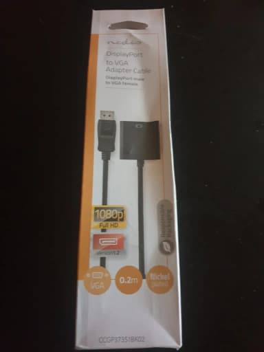 Cable adaptador DisplayPort a VGA nuevo