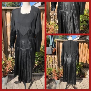 Retro Vintage Maxikleid aus den 1920er Jahren