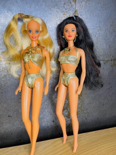 Muñeca Barbie Sun Sensation de 1991 con Barbie y Kira