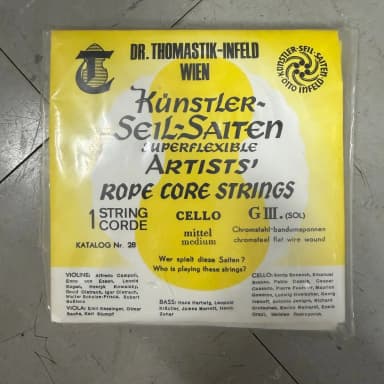 Cuerdas vintage Dr Thomastik para violonchelo