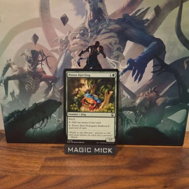 Carta Poison Dart Frog #238 verde de Magic: The Gathering
