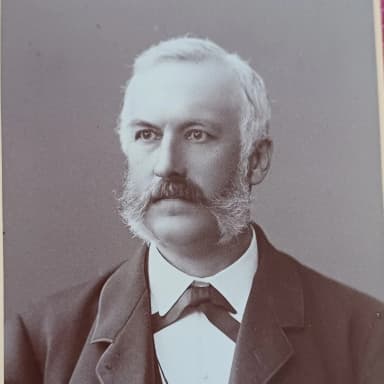 Antikes Foto von Major Murray, geboren 1831