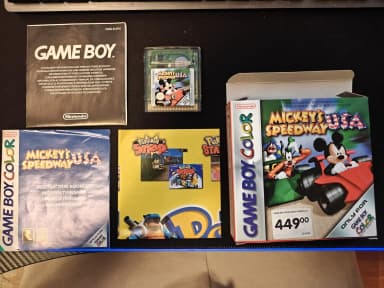 Mickey's Speedway USA für Game Boy Color komplett in OVP