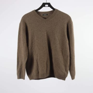 Brauner Massimo Dutti Pullover aus Wolle und Kaschmir Größe S