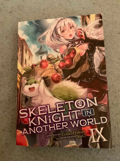 Skeleton Knight In… volume 9 English light novel manga anime
