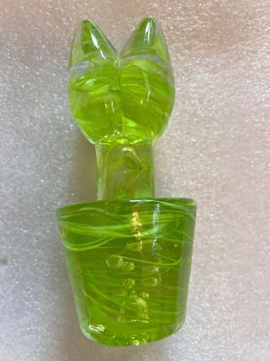Figura de cristal con diseño de tulipán de Kosta Boda