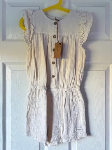 Newbie beige Overall Größe 122