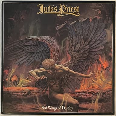LP Judas Priest Sad Wings of Destiny de 1976 edición UK
