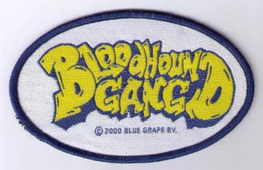 Bloodhound Gang ovales Logo-Stoffabzeichen von 2000