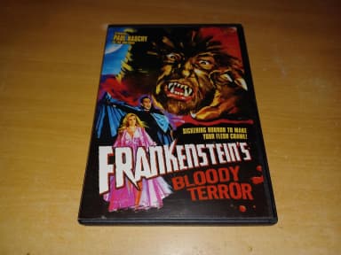 Frankenstein's Bloody Terror DVD mit Paul Naschy im NTSC-Format