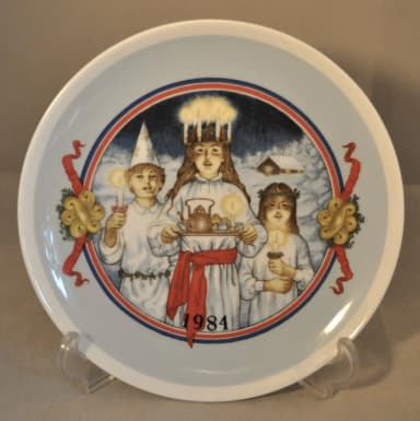 Plato navideño Fyrklövern de 1984