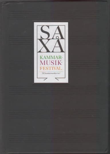 Festival de música de cámara Saxå con Karsten Thurfjell y Peter Eriksson