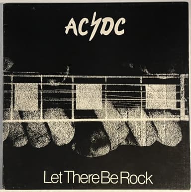 LP AC/DC Let There Be Rock de 1981 en estado Nueva Zelanda