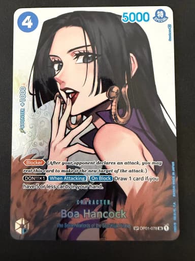 One Piece Boa Hancock OP01-078 SP keräilyhuutokauppa päättyy 2026