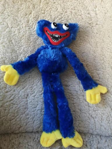 Nuevo peluche azul Huggy Wuggy de 40 cm de Poppy Playtime