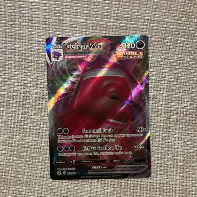 Carta Pokémon Gengar VMAX 157/264 Fusion Strike en venta