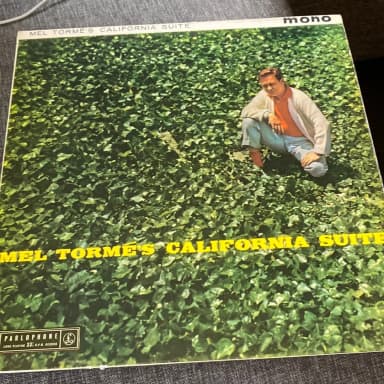 Mel Tormé California Suite disco de vinilo en mono