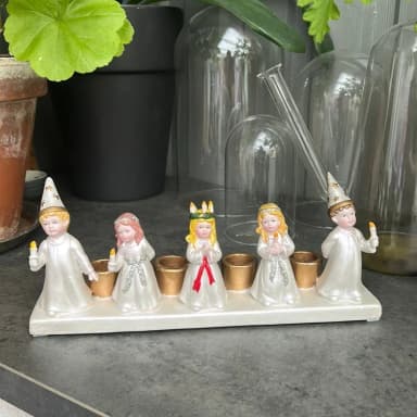 Luciatåg Kerzenhalter für Advent und Weihnachten