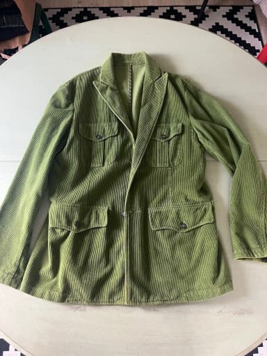 ETRO Milano vihreä samettitakki koko 56