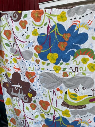Juego de funda nórdica de algodón para cama individual adulta con dos diseños