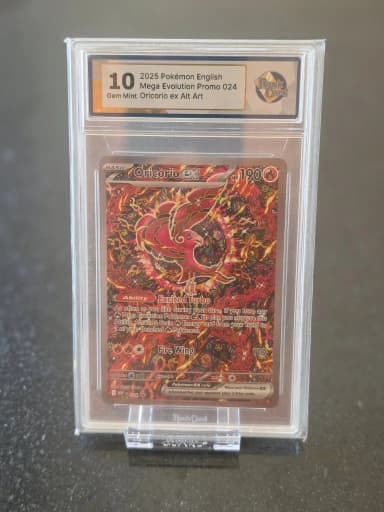 Oricorio EX 024 Gem Mint 10 RaukCard Mega Evolution Promo