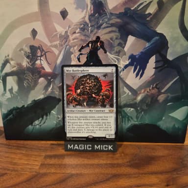 Carta Myr Battlesphere criatura artefacto incolora de MTG