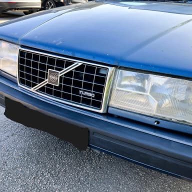 Emblema turbo para Volvo 940 y 740 para parrilla turbo