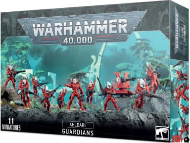 Set de Warhammer 40K Aeldari Guardians disponible en Suecia