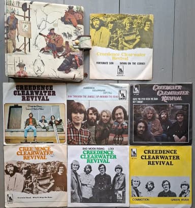 Creedence Clearwater Revival single alkuperäisellä hihnalla